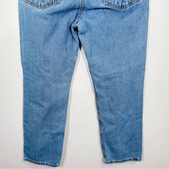 Levis Mens Size 36x30  Light Wash Slim Straight Jeans - Picture 15 of 16